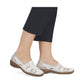 Rieker 41385 WHITE Leather Slip On Shoes 41385-80
