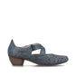 Rieker 43773 BLUE Low Heel Touch Fastening Bar Shoe 43773-12