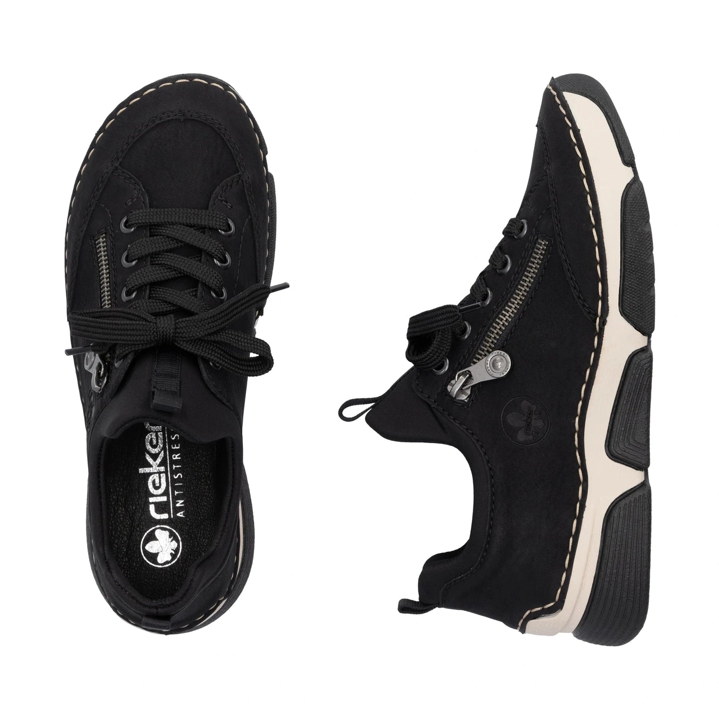 Rieker 45973 BLACK Trainer Style Shoe 45973-00