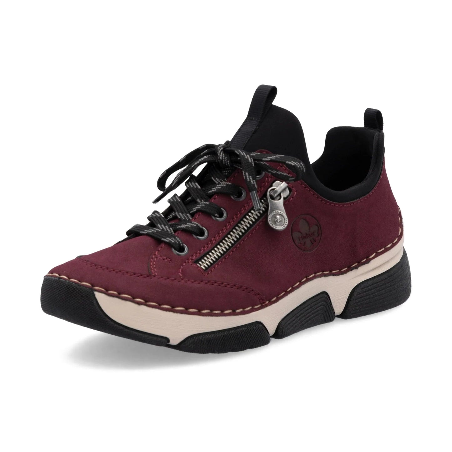 Rieker 45973 WINE Trainer Style Shoe 45973-35