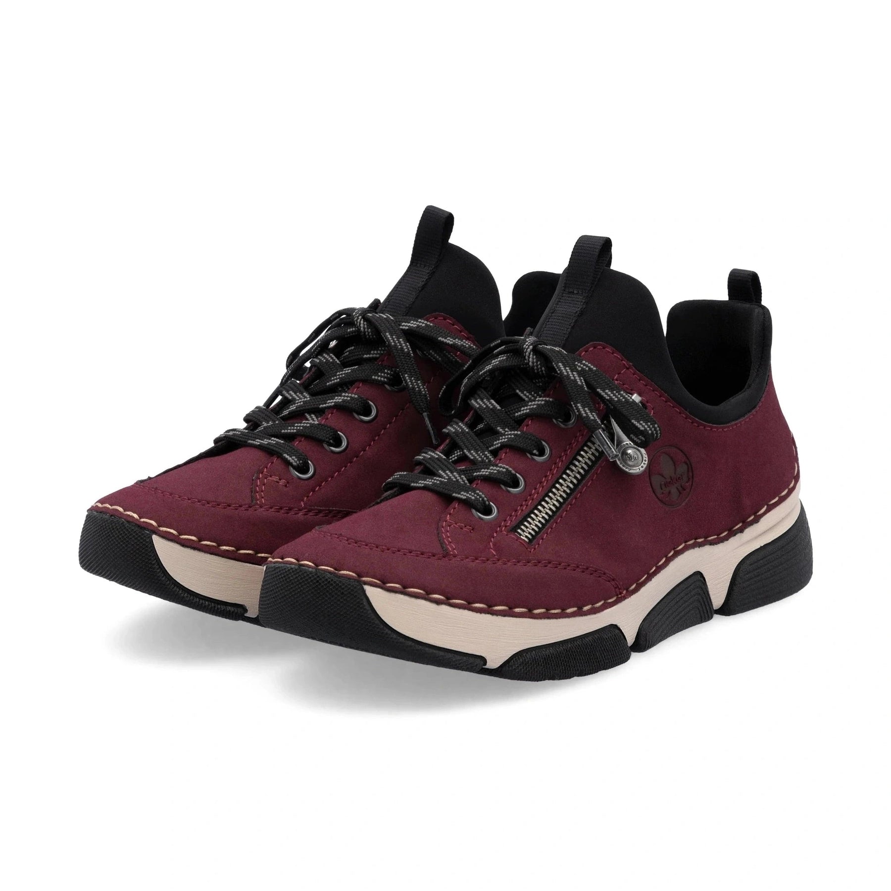 Rieker 45973 WINE Trainer Style Shoe 45973-35