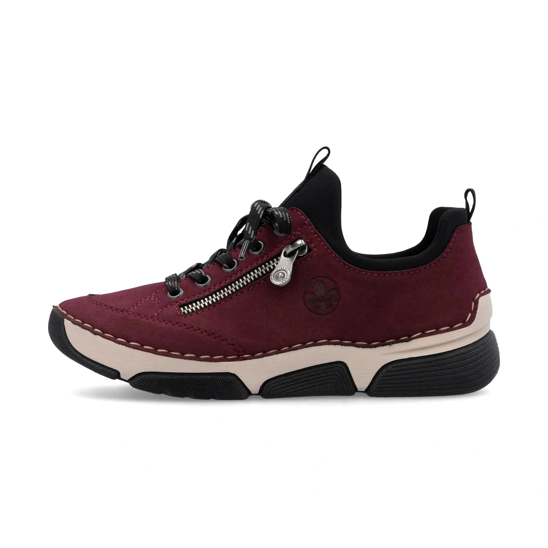 Rieker 45973 WINE Trainer Style Shoe 45973-35