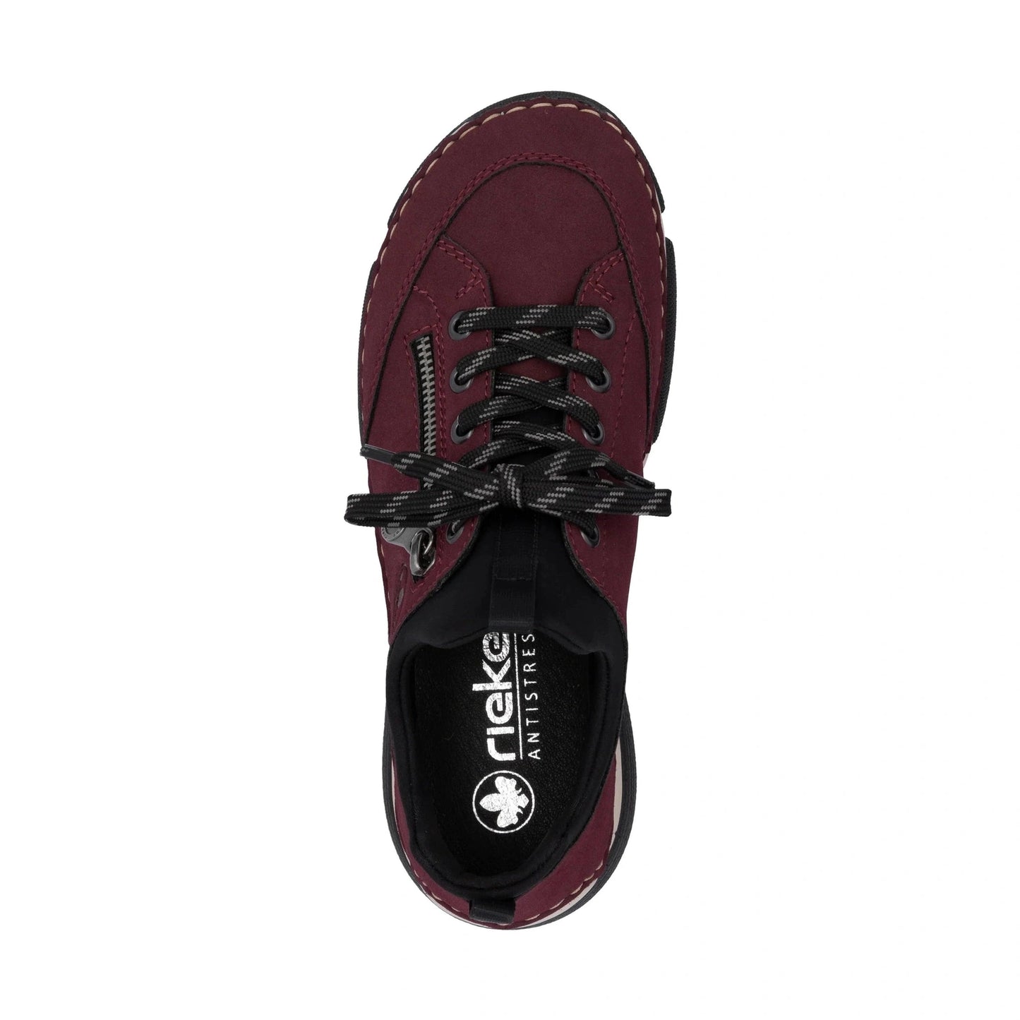 Rieker 45973 WINE Trainer Style Shoe 45973-35