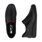Rieker 47253 BLACK Soft Leather Waterproof High Fronted Shoe 47253-00