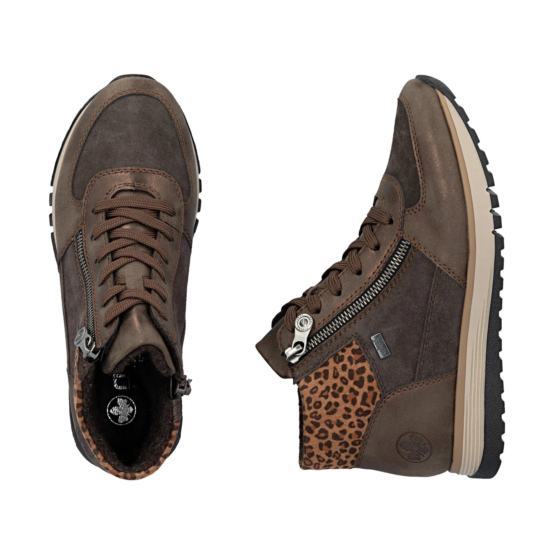Rieker 49040 BROWN Trainer Style Ankle Boot 49040-24