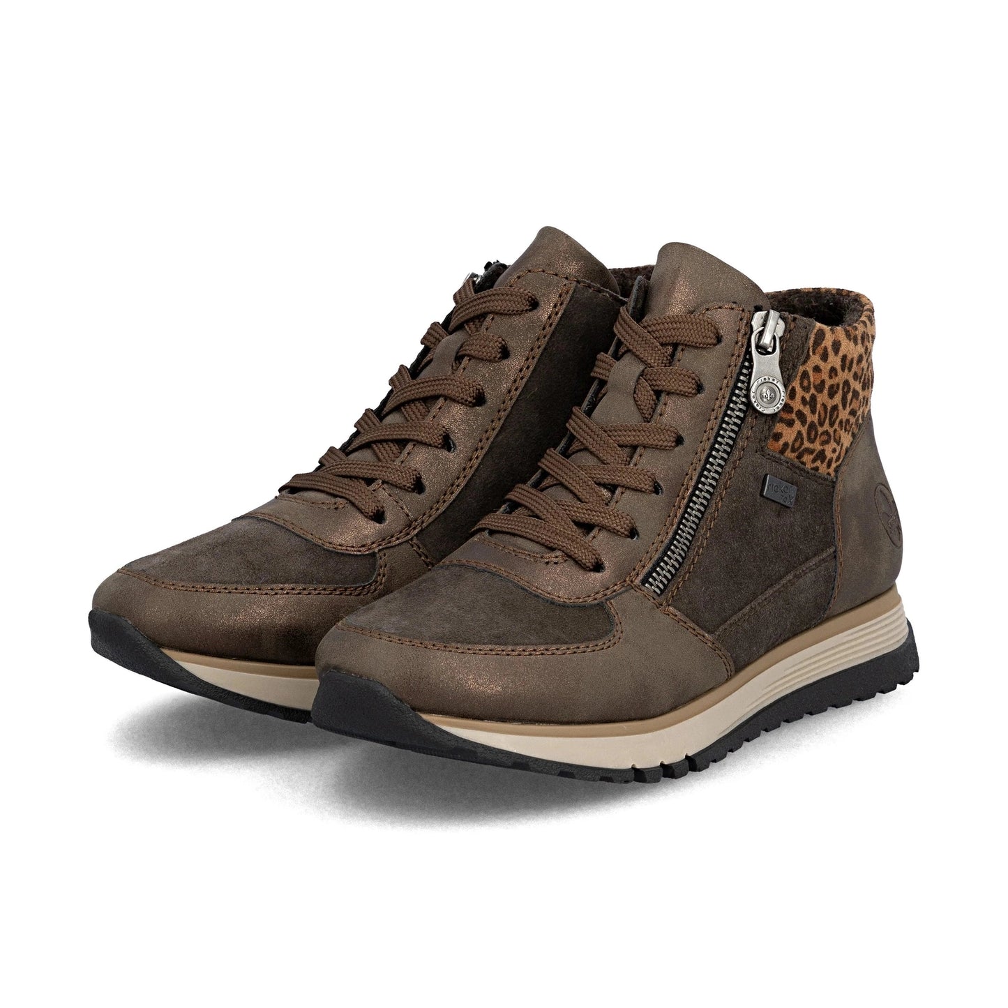 Rieker 49040 BROWN Trainer Style Ankle Boot 49040-24
