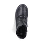 Rieker 59585-01 Black Soft Leather Extra Wide Zip Boot