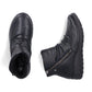 Rieker 59585-01 Black Soft Leather Extra Wide Zip Boot