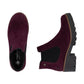 Rieker 79265 BURGUNDY Suede Leather Chelsea Ankle Boot 79265-30