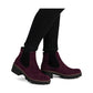Rieker 79265 BURGUNDY Suede Leather Chelsea Ankle Boot 79265-30