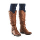 Rieker 93670 TAN Long Western Style Zip Boot 93670-24