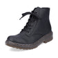Rieker Ankle Boot with Lace and Zip BLACK 78240-00