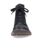 Rieker Ankle Boot with Lace and Zip BLACK 78240-00