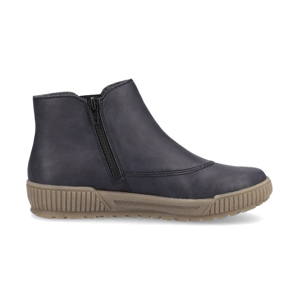 Rieker Ankle Boot with Zip N0751-14 OCEAN