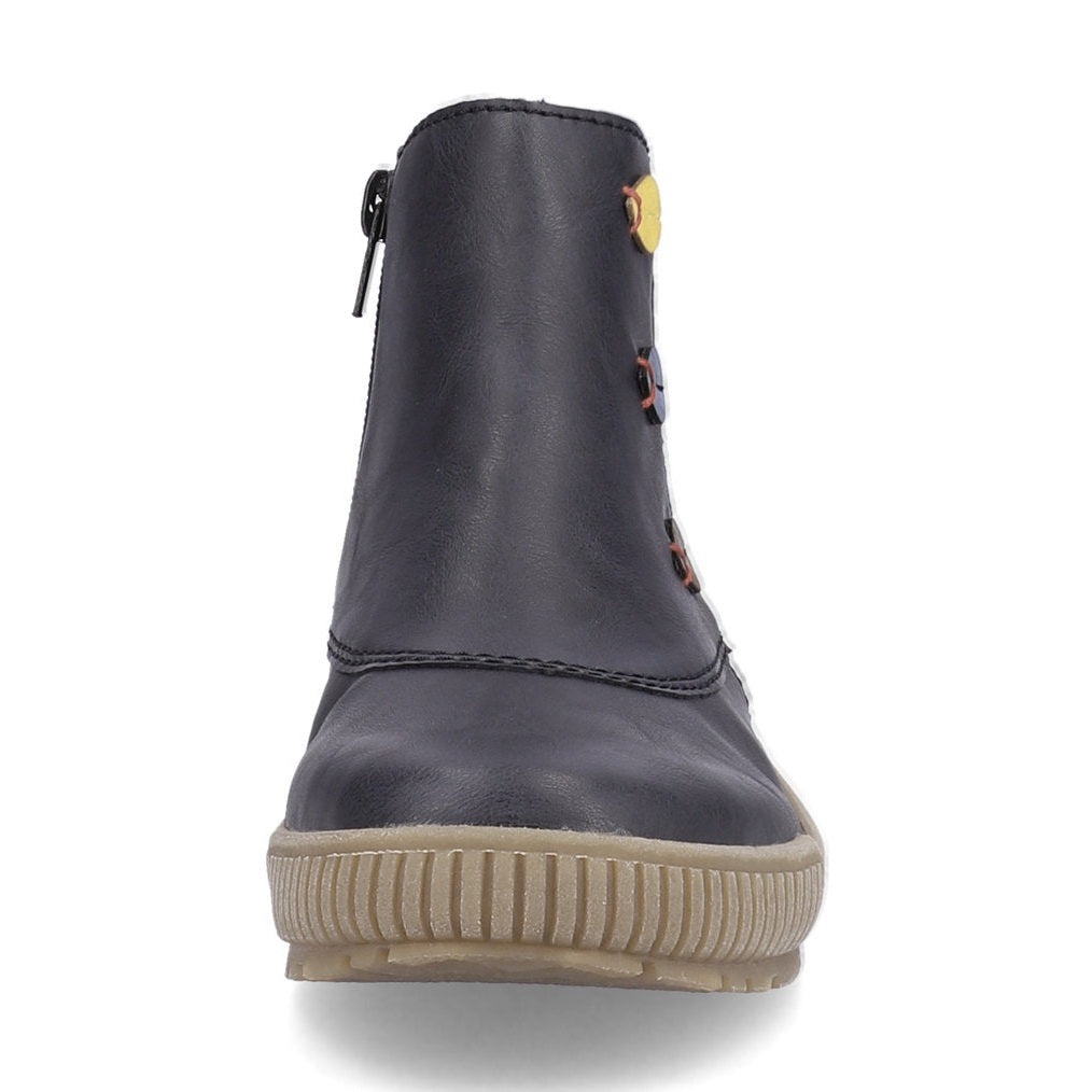 Rieker Ankle Boot with Zip N0751-14 OCEAN