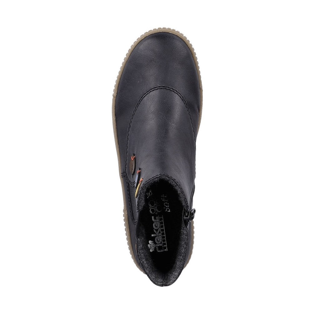 Rieker Ankle Boot with Zip N0751-14 OCEAN