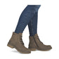 Rieker Ankle boot with Lace, zip and Waterproof lining Y9103-24 BROWN