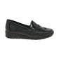 Rieker BLACK 53785-00 Slip on wedge shoe