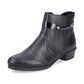 Rieker BLACK Low Heel Zip Boot Y0783-00