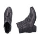 Rieker BLACK Soft Leather Victoriana Ankle Boot 78659-00