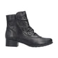 Rieker BLACK Soft Leather Victoriana Ankle Boot 78659-00