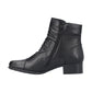 Rieker BLACK Soft Leather Victoriana Ankle Boot 78659-00