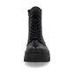 Rieker Biker Style Ankle Boot with Lace and Zip W1870-02 BLACK LEATHER