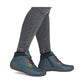 Rieker Casual Ankle Boot With Lace and Zip 52544-14 BLUE