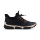 Rieker Casual Ankle Boot With Step In Back And Elastic Laces 45963-14 OCEAN Blue