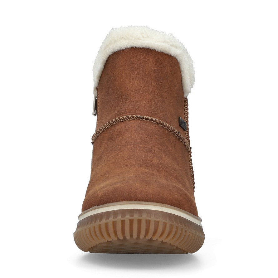Rieker Casual Ankle Boot With Warm and Water Repellent Lining 74260-25 TAN