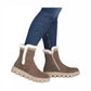 Rieker Casual Boot Fur lining and zip W2075 BROWN W2075-20