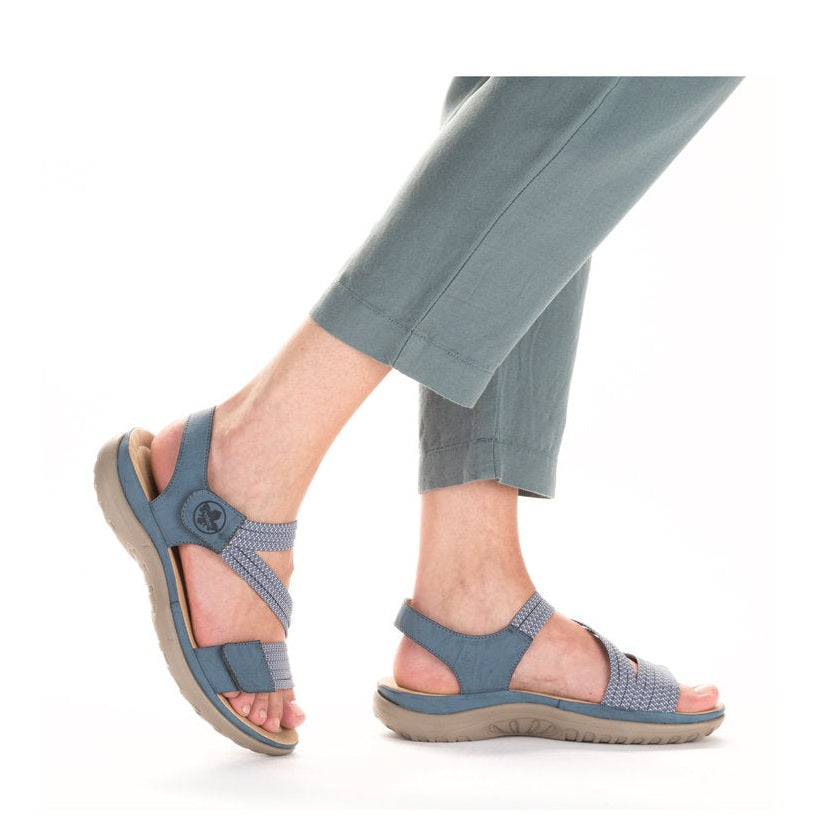 Rieker Casual Sandal 64870-14 BLUE