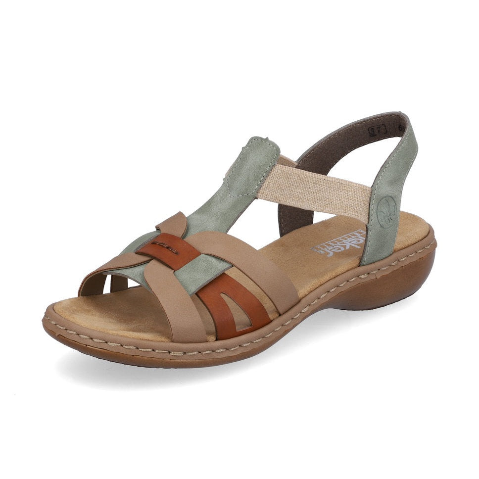 Rieker Casual Sandal 65918-52 GREEN