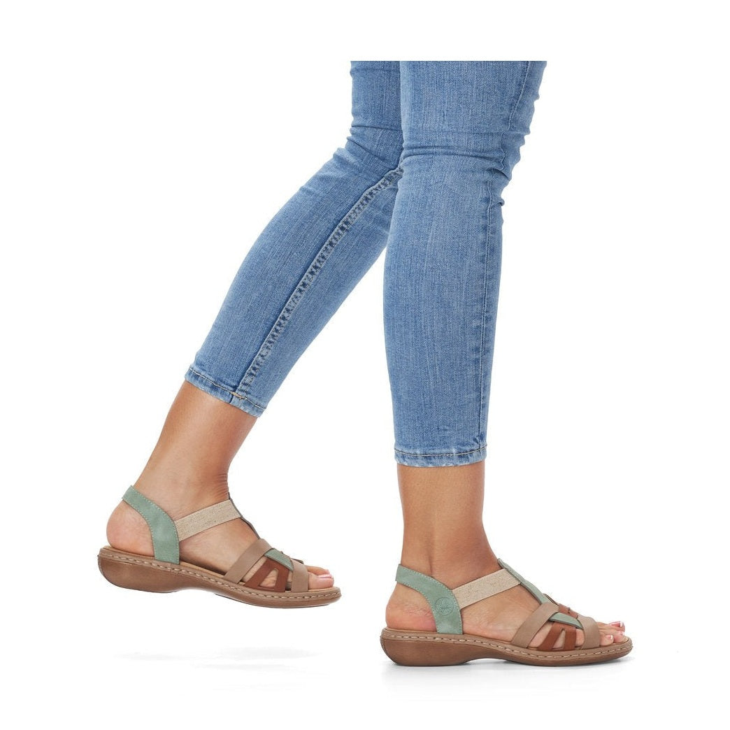 Rieker Casual Sandal 65918-52 GREEN
