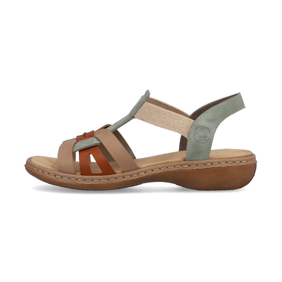 Rieker Casual Sandal 65918-52 GREEN