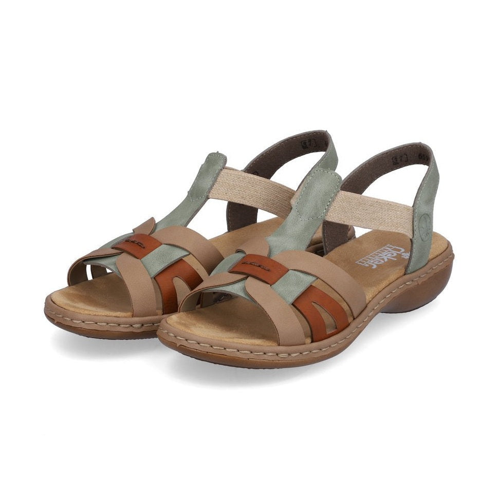 Rieker Casual Sandal 65918-52 GREEN
