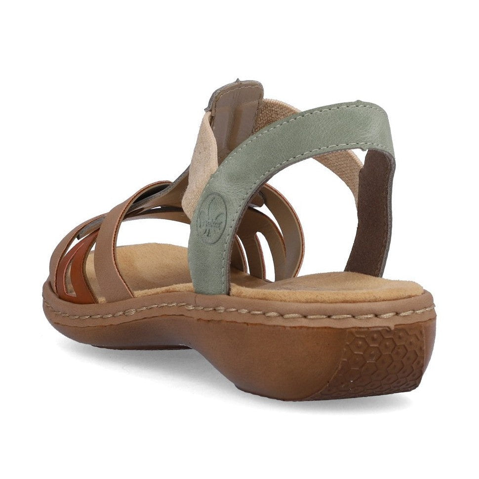 Rieker Casual Sandal 65918-52 GREEN