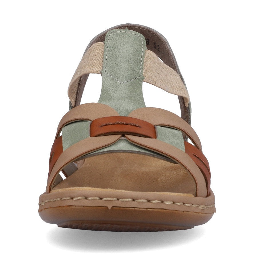 Rieker Casual Sandal 65918-52 GREEN