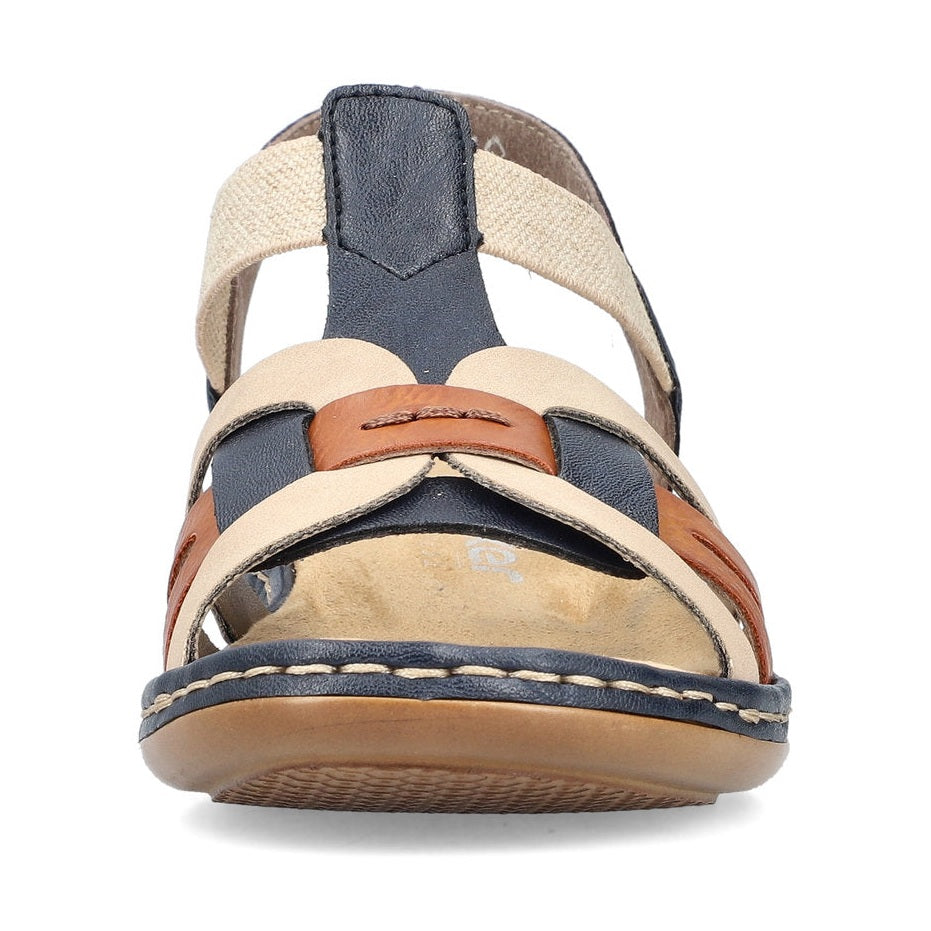 Rieker Casual Sandal 65918-90 BLUE MULTI