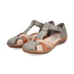 Rieker Casual Sandal Shoe M1655-54 OLIVE