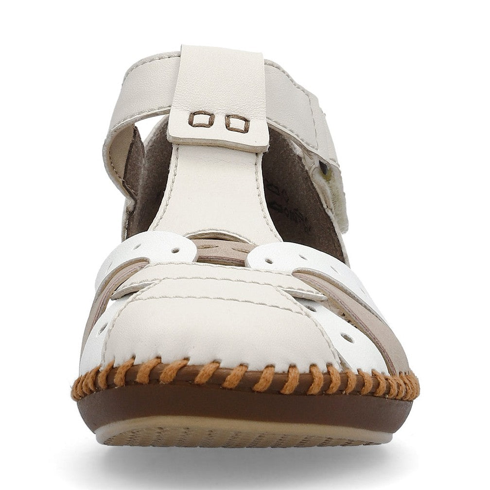 Rieker Casual Sandal Shoe M1655-61 CREAM