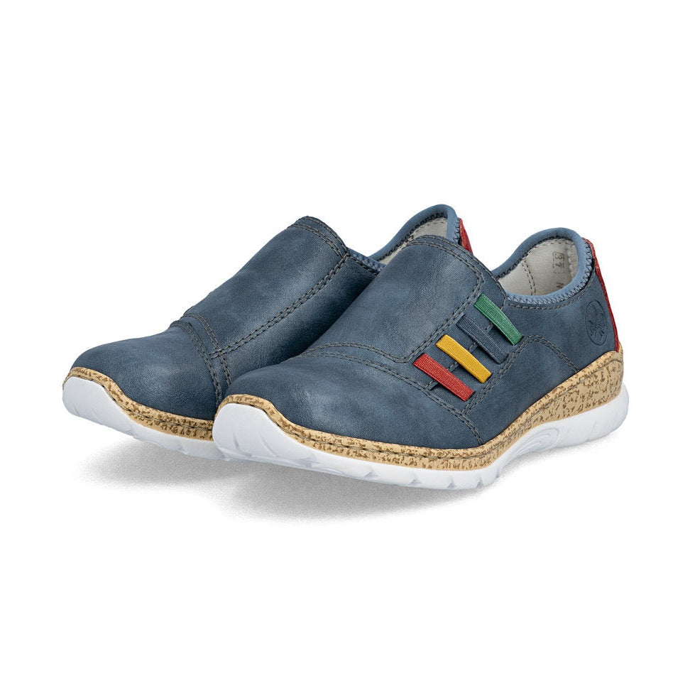 Rieker Casual Slip-on Shoe N4264-14 NAVY