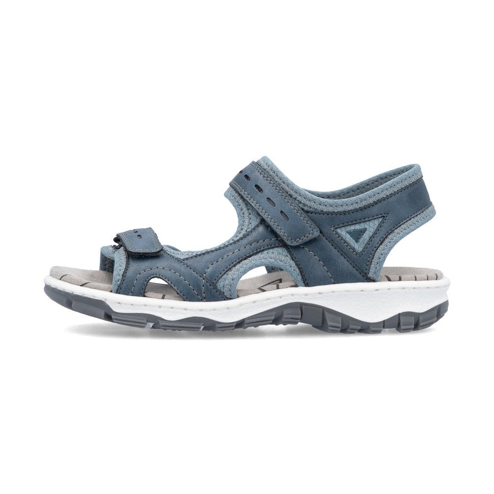 Rieker Casual Walking Sandal 68866-12 BLUE