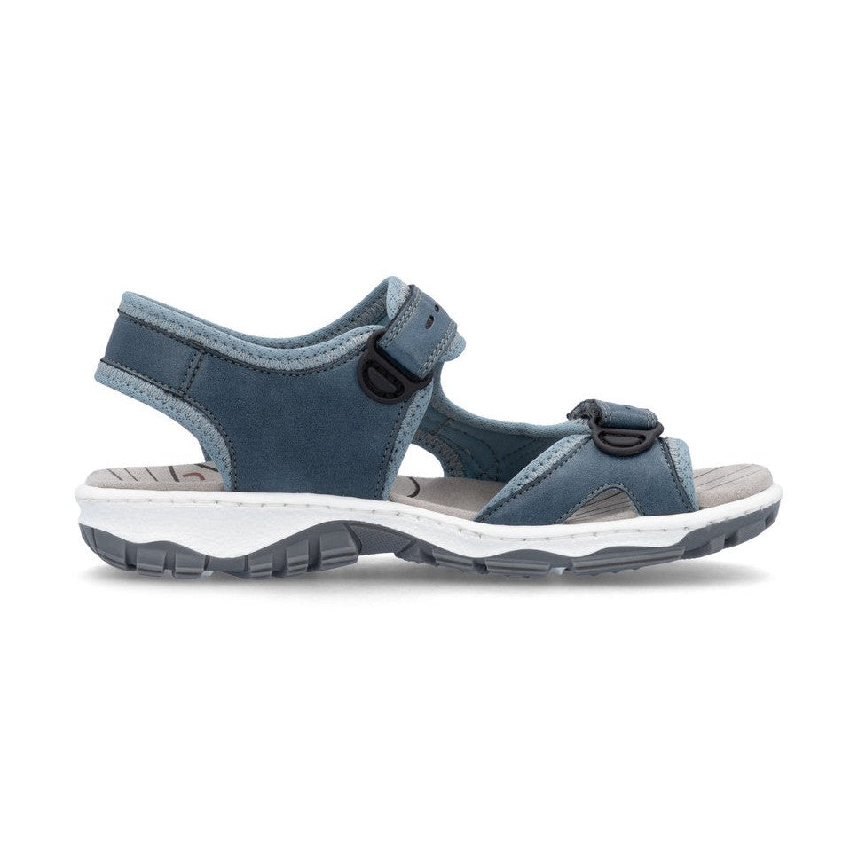 Rieker Casual Walking Sandal 68866-12 BLUE