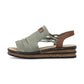 Rieker Casual Wedge Sandal 62962-52 GREEN