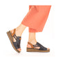 Rieker Casual Wedge Sandal 62962- NAVY