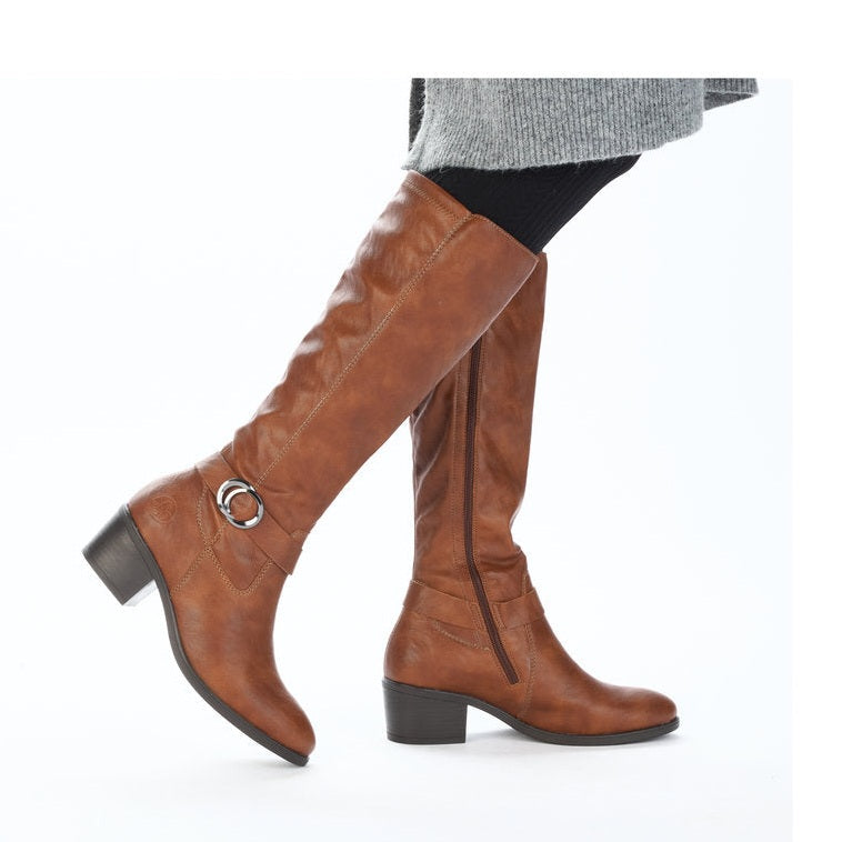 Rieker Classic Long Riding Boot 73990-22 NUT