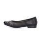 Rieker Classic Low heeled court shoe 51998-00 BLACK