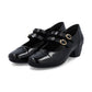Rieker Classic Patent Leather Bar Shoe 41758-00 BLACK
