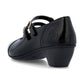 Rieker Classic Patent Leather Bar Shoe 41758-00 BLACK